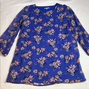 Charlotte Russe Blue Floral Dress